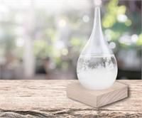Crystal glass Storm Glass Weather Predictor.