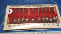 CANADIAN PROVINCES SILVER PLATE SPOONS