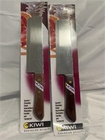 Set of Two 6.5" Kiwi Brand Thailand Chef Knives