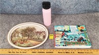 Brownells Catalog; Platter; Water Bottle