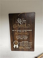 Bowling Award