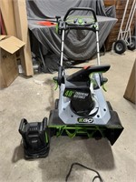 EGO Battery Operated Snow Blower, works Charger