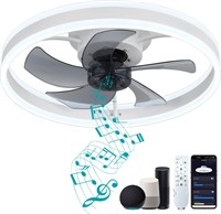 $140  Wifi Low Profile Fan 19.8in Alexa Compatible