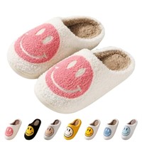 Beishani Smiley Face Slippers for Women, Cozy Smil