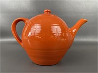 Vintage Bauer Pottery Red Teapot