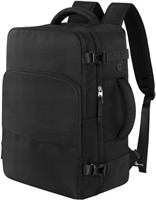 Hanples Unisex Laptop Backpack, Black, 16 Inch Lap