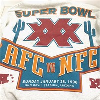 1996 Super Bowl sweatshirt XL