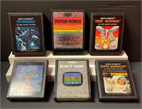 Lot of 6 Vintage Atari Games