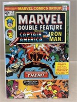 Marvel comics double feature Captain America and