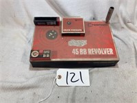 Crossman 45 BB Revolver Display Box