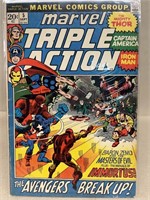 Marvel comics marvel triple action issue number