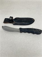 Western hunting knife with sheath