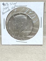 Silver 1964 Kennedy half dollar