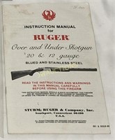 Ruger Manual 20&12ga O/U Shotgun