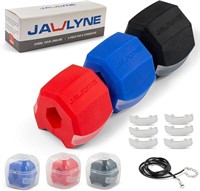 Jawlyne - Jaw Exerciser 3 Pack with 3 Strengths -