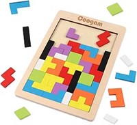 Coogam Wooden Blocks Puzzle Brain Teasers Toy