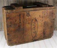 Electric Wheel Cannon Powder Crate (Quincy, IL)