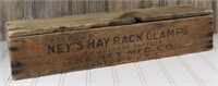 Ney's Hay Rack Clamp Wooden Box