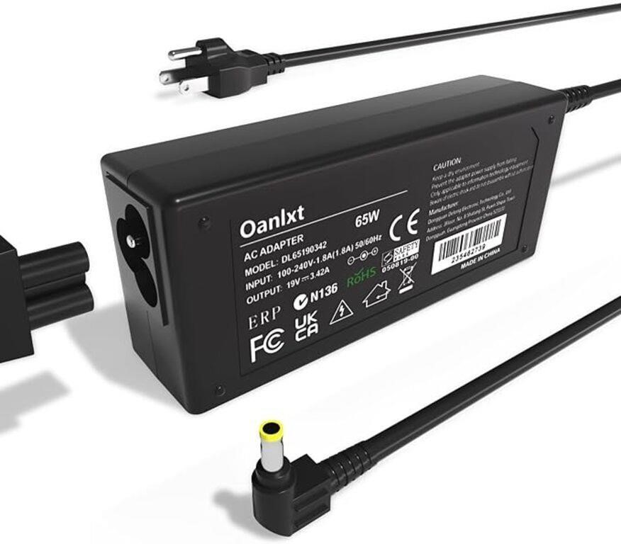 Oanlxt 65W 19V 3.42A AC Adapter Charger