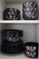 18pc Ceramic Japanese Style Dishes