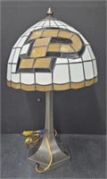 (AR) Dale Tiffany Purdue Stained Glass Lamp