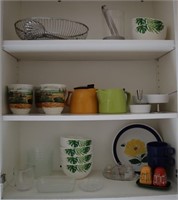 Contents of Cabinet - Bowls, Cups++