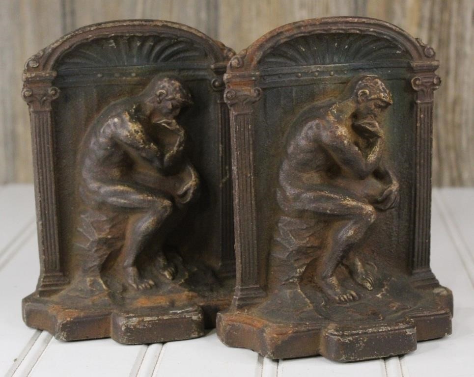 Bronze Cast Bookends