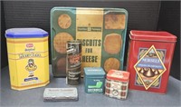 (I) Tins Lot Includes  Mary Jane Candy, Rexall