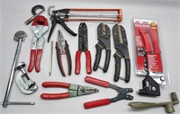 Swivel Riveter, Wire Cutter, Misc. Tools