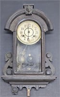 (I) New Haven Clock Company Wall Clock 22". See