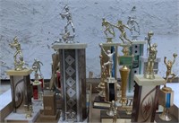 (I) Lot Of Athletics Trophies, Various