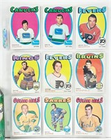 1969-70-71 cartes hockey OPC quelques coins coupés