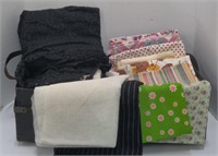 (I) Lot Of Fabric Various Yardages And