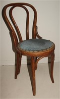 Antique Cushioned Cane Chair