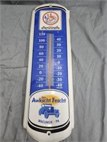 Reproduction metal thermometer.   Assembled I