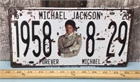 Michael Jackson license plate