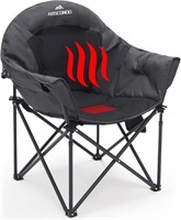 $118  Heated Camping Chair, 300lbs, Oversized