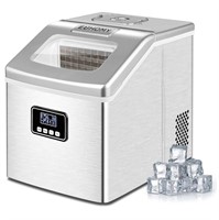$160  EUHOMY Ice Maker 40Lbs/24H, Compact (Silver)