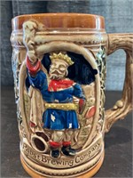 King Gambrinus Pabst Brewing inc 84 Stein Wi