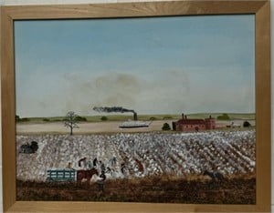 Cotton Fields, 22'" x 28"