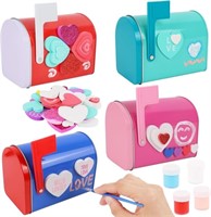 DIY Mini Tin Toy Mailbox Set (4 Pcs)