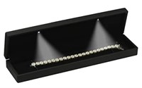 Led necklace box black