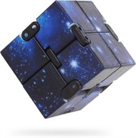Fidget Infinity Cube: Blue Stress Toy