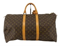 Louis Vuitton Monogrsm Keepall Handbag 55