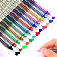 12PCS Fine Point Rollerball Pens