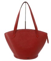 Louis Vuitton Red Saint Jacques Handbag