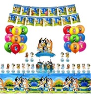 Blue Dogs Party Supplies, Cartoon Theme