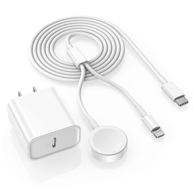MFi Certified 2-in-1 Apple Watch Charger