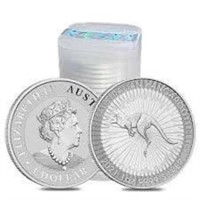 One Ounce .999 Fine Silver Australia Kangaroo