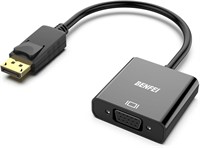 BENFEI DisplayPort to VGA, 1080P, Black